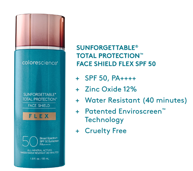 Sunforgettable® Total Protection® Face Shield Flex FPS 50 - COLORSCIENCE