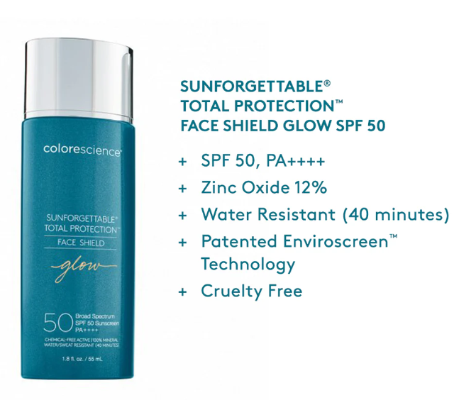 Sunforgettable® Total Protection® Face Shield Glow FPS 50 - COLORSCIENCE