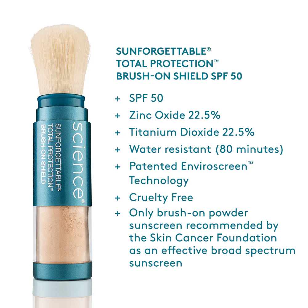 Sunforgettable ® Total Protection ® Bouclier à appliquer au pinceau SPF 50 - COLORSCIENCE